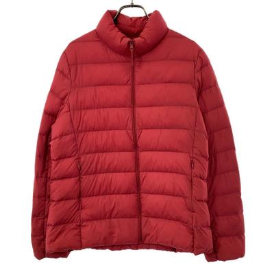 Long Sleeve Ultra Light Down Jacket L Pink Women Used