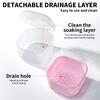 Portable Nail Polishing Grinding Head Disinfection Box Nail Art Drilling Head Disinfection Box Manicure Sterilization Tool