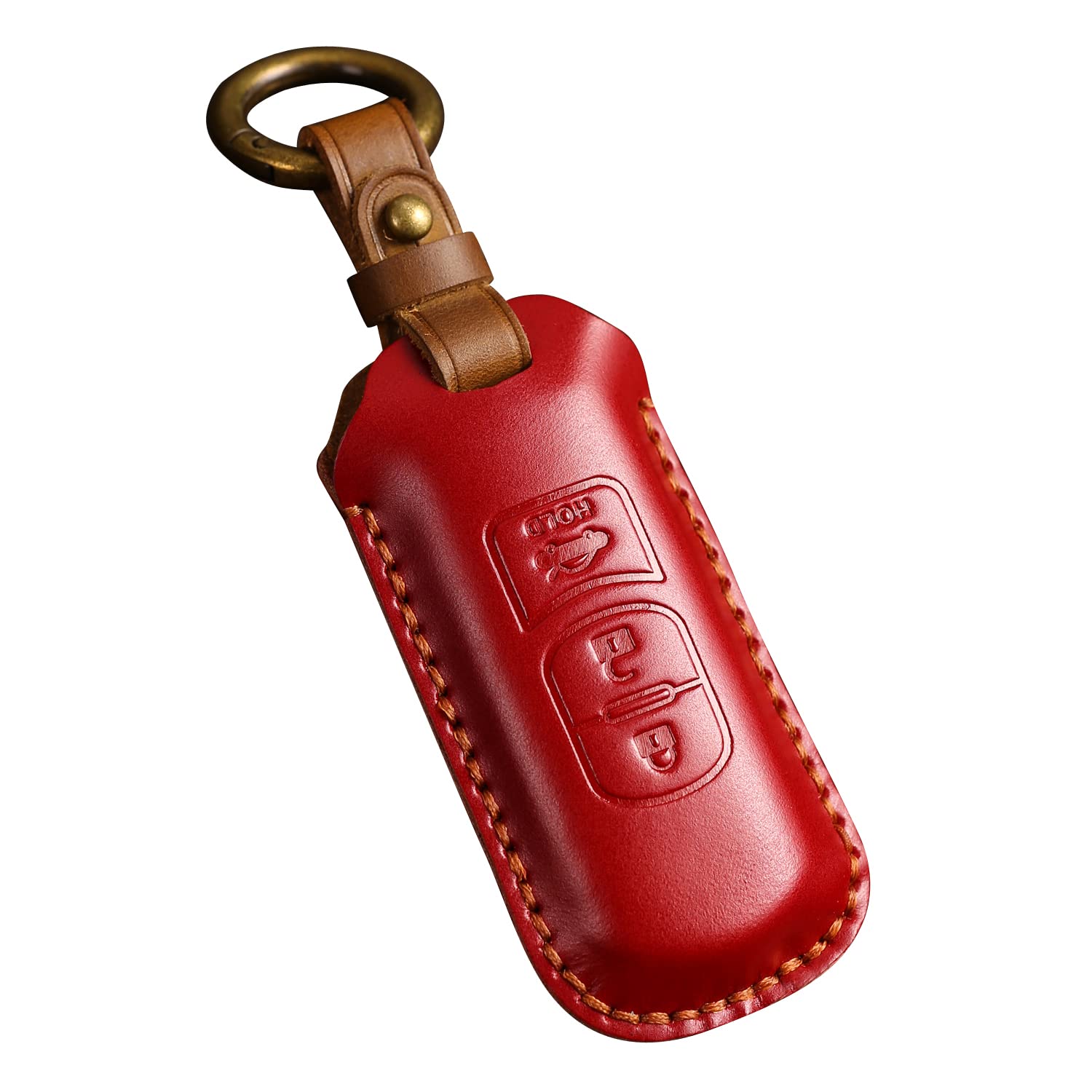 

[YANMW] CX-60 Key Case Compatible Mazda CX-90 CX-30 Key Cover CX-3 CX-4 CX-5 CX-7 CX-8 CX-9 MPV Axela, red key case красный