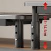 Space Saving Desktop Risers Shelf Adjustable Designs Steel Plastic Construction For Monitor Laptop Office Organization