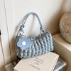 Ins Niche Cloud Bag Women's Fashion Simple Shoulder Bag Foreign Style Versatile Armpit Bag Pleated Bag
