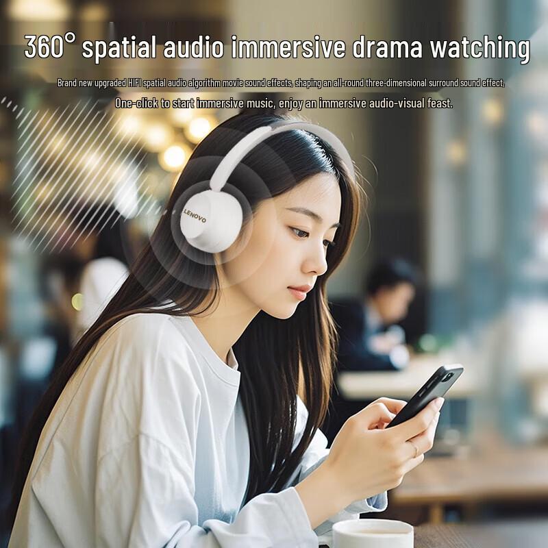 Lenovo Wireless Over-Ear Bluetooth Headset