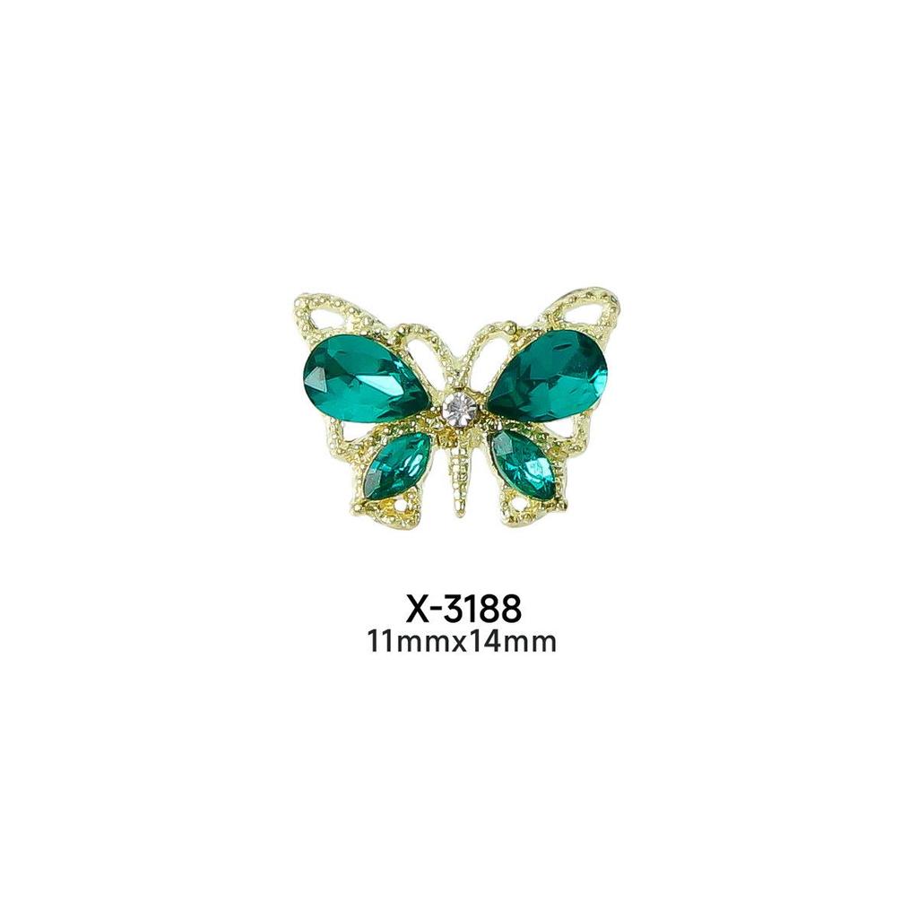 Luxury Zirconia Alloy Nail Art Hairpin & Phone Case Decor