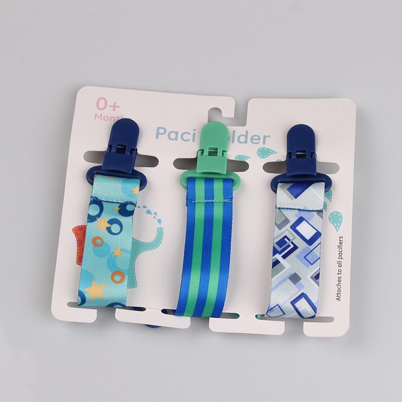 Ins Style Verdicktes Baby Schnullerketten Set, 3er-Pack mit Beißspielzeug