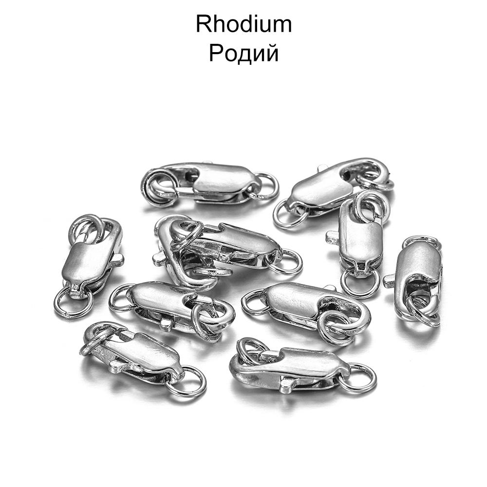 

30pcs/lot Swivel Clasp With Open Jump Ring Necklace Bracelet Lobster Clasp Hooks For DIY Jewelry Making Supplies Accessories 12 x 4.5x 5mm