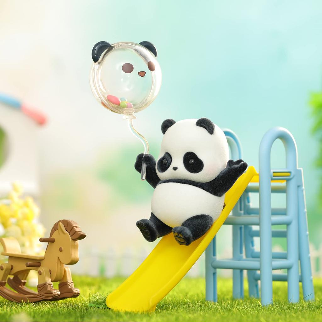 52TOYS Panda Roll Kindergarten Series Trading Figures, Blind Box, Haired Panda Figure, Collectible Figure, Painted, Gachapon, Desktop Decoration,