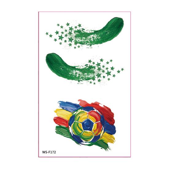 

Waterproof Tattoo Stickers Sweatproof Temporary Tattoos for Club Events Parties Football B