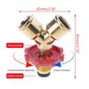 Adjustable Brass Pressure Relief Device Reliable Brass Pressure Regulator Pressure Reducer for Residential Gas Tank