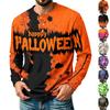 Men's Printed Long Sleeve Casual T-Shirt for Everyday Wear