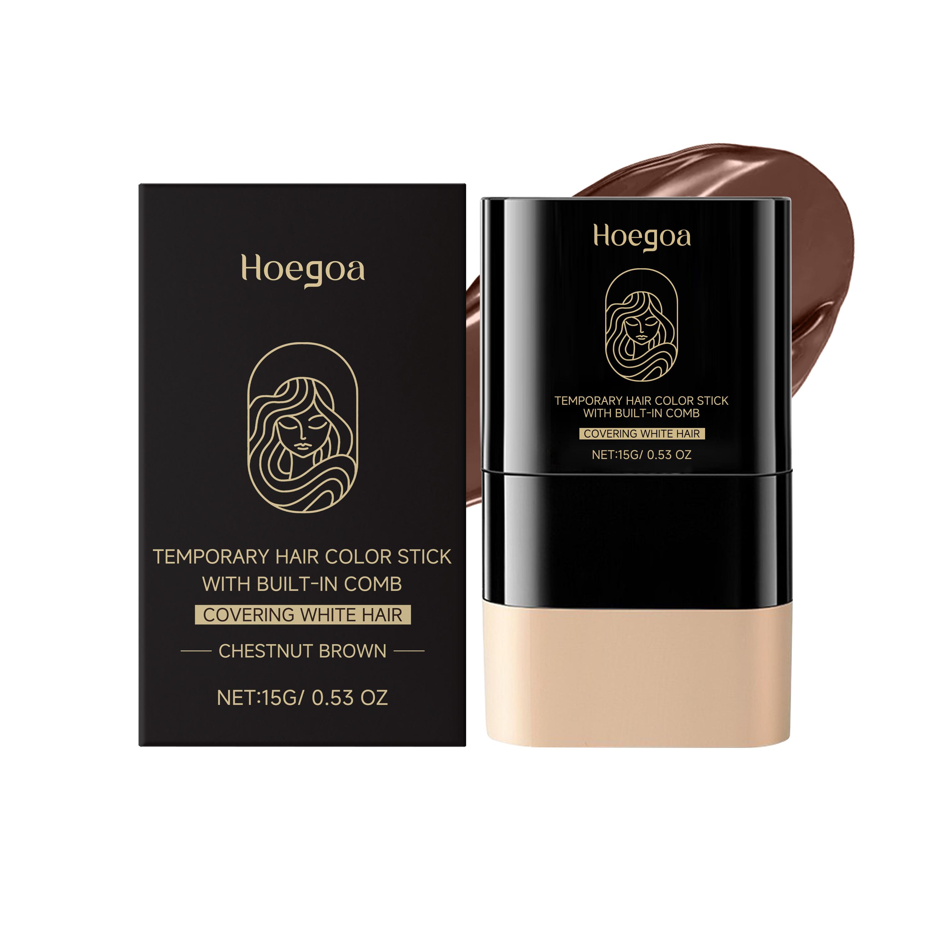 

Трехцветный стержень для окрашивания волос Увлажнение Натуральный финиш Стойкий Легкий Цвет Удобный Ленивый стержень для окрашивания волос каштановый/коричневый