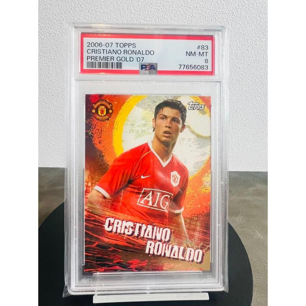 Used Cristiano Ronaldo 2006-07 Topps PSA 8
