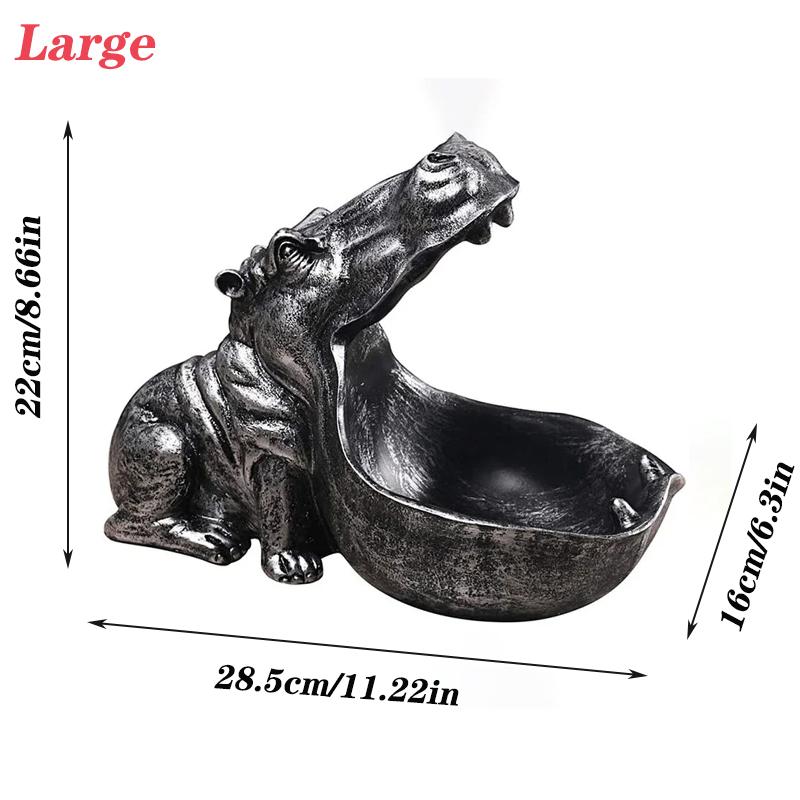 

Статуя бегемота из смолы, скульптура, фигурка, ключ, конфеты, украшения, контейнер, украшение, украшение для домашнего стола, аксессуары, подарок