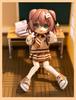 YMY Obitsu 11cm Doll Shirt Tie Waistcoat Half Skirt Uniform Set for BJD School Cosplay Costume Clothes + + + Girl's 1/12 Dolls, (Brown)