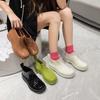 Long Chan Platform Ankle Rain Boots