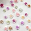 50 Pcs 3D Mixed Size Rose Flower Nails Accessories Resin Gradient Rose Nail Drill Accessories  Women