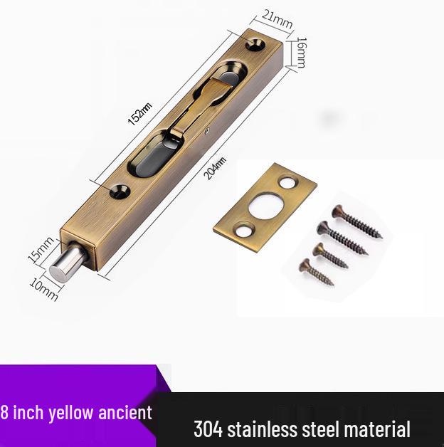 Stainless Steel 304 Concealed Heaven & Earth Fire Door Bolt - 1 Meter Extension