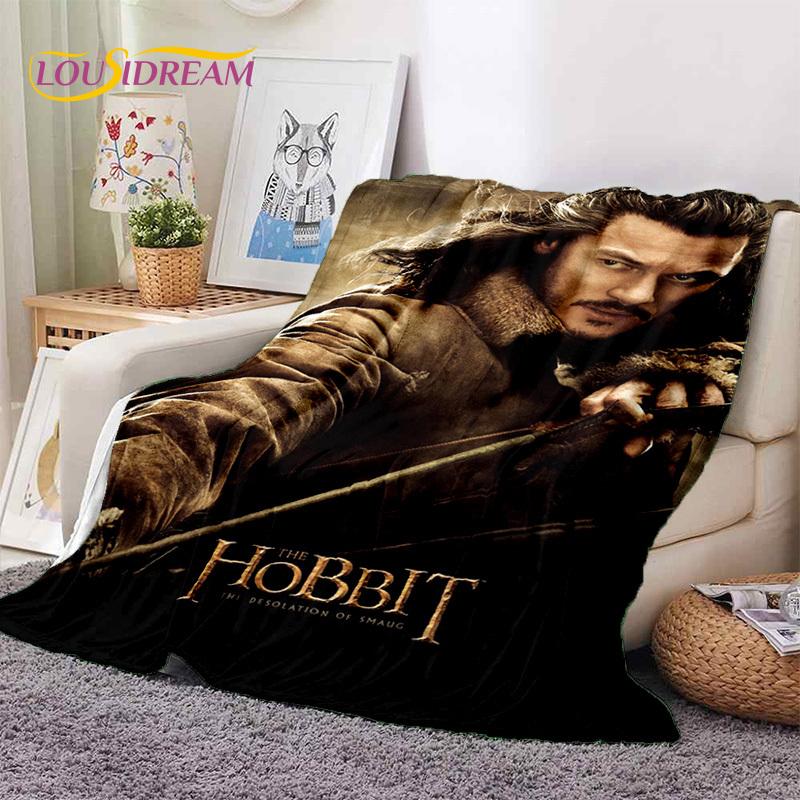 L-Lord of The Rings H-Hobbit Movie Soft Blankets,Keep Warm Throw Blanket Comfortable Blanket for Picnic Beds Sofa Home Bedroom