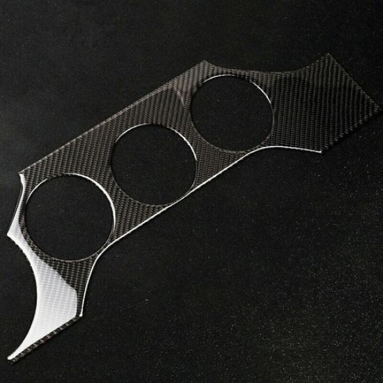 For Ford Mustang 2015-19 Carbon Fiber style Car Dashboard Center Panel Sticker