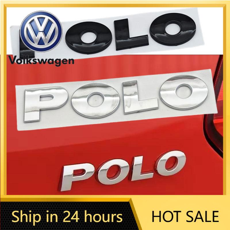 2026 New For VOLKSWAGEN VW 3D ABS Chrome Logo POLO Emblem Letters Sticker Car Rear Trunk Badge For Volkswagen VW Polo 5 6 R 9N G