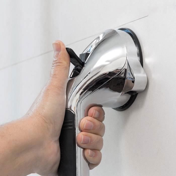 Poignée ventouse pour salle de bain, Barre d'appui avec Ventouse, poignée de Sécurité avec Ventouse