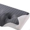 Piercing Pillow Ergonomic Soft Cervical for Couch Traveling Apartment gray and white