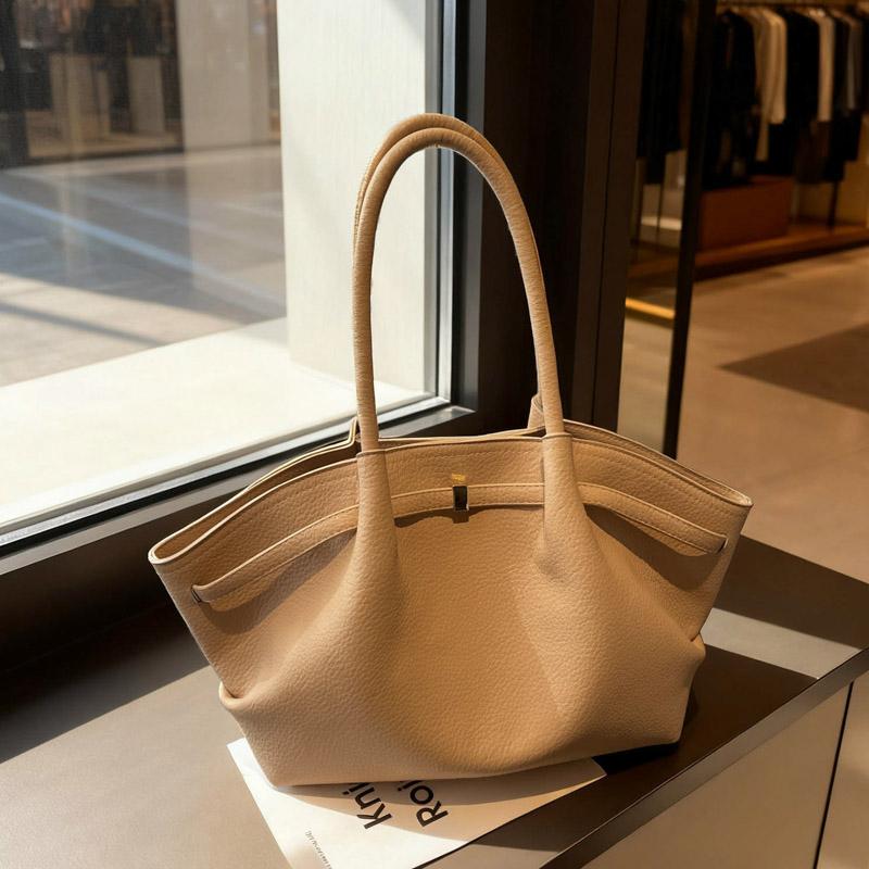 Women's Soft PU Leather Tote Bag Shoulder Bag Fashion Shoulder Bag Women's Soft Leather Tote Bag Women's Shopping Bag