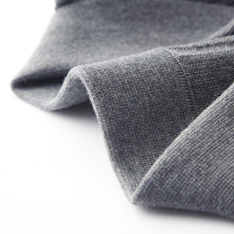 Judger Men's Cashmere Silk Blend Ribbed Knit Long-Sleeve Polo