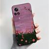 Casing For Motorola Edge 30 Ultra / Edge X Cover Aesthetic Fashion Cute Cat Astronaut Black Soft Silicone Shockproof TPU Case