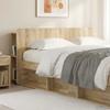 Headboard Cabinet with Storage Sonoma Oak Wood Material