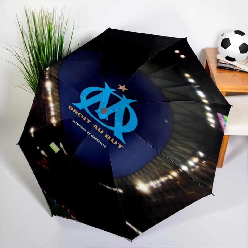 Mar-seille With Pride Emblem Printed Automatic Umbrella, 8-Frame for Travel, camping, Casual Umbrella, Essential Gift for  for family and friends