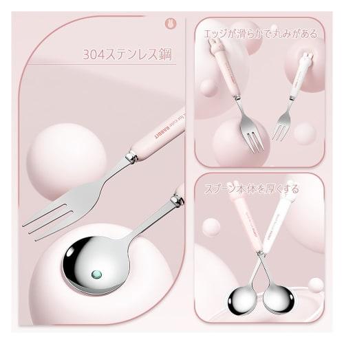 Stainless Steel 3-piece Cutlery Set Including Chopsticks, Spoon, Fork, and Storage Case. Perfect for Lunch Boxes, Adult and Student Use. Perfect for C