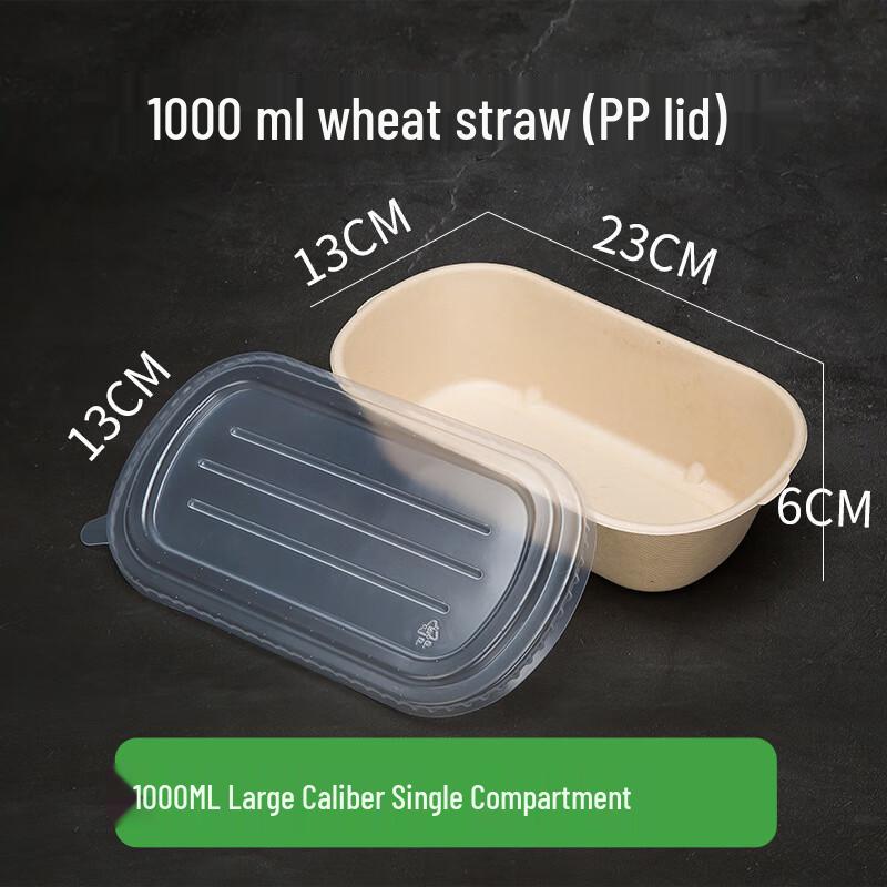 Disposable Paper Pulp Takeaway Lunch Boxes