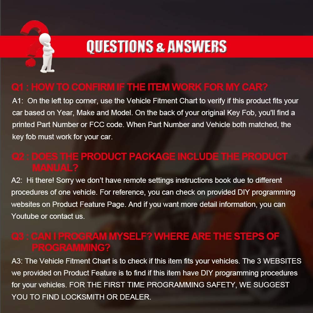 cciyu X 1 Remote UNCUT ignition key fob 4 Buttons Keyless Entry Remote Fob 433 MHZ 46 chips 11 12 13 14 for Infiniti M37 M56 M35h QX56 QX40 with