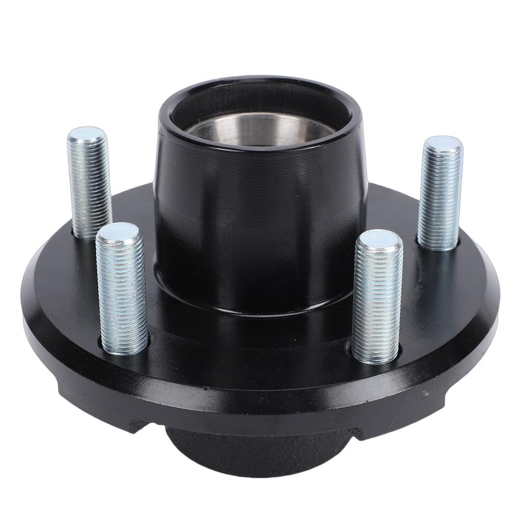 2 Sets 2000lb Trailer Axle Trailer Hub Kit 5 On 4.5in Bolt Circle Trailer Hub 5 Lug for 1in and 1 1 16in Trailer