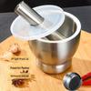 Homeglen 304 Stainless Steel Mortar and Pestle Set