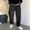 Mens 2026 High-Waisted Straight Leg Jeans Cotton Blend Casual Wide-Leg Denim Pants Teens Adults