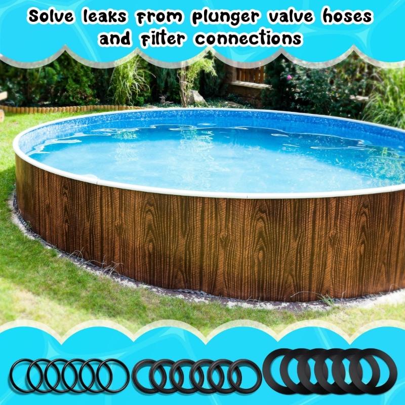 Accesorii pentru piscină, șaibă de cauciuc, inele de cauciuc, material cauciucat pentru Intex