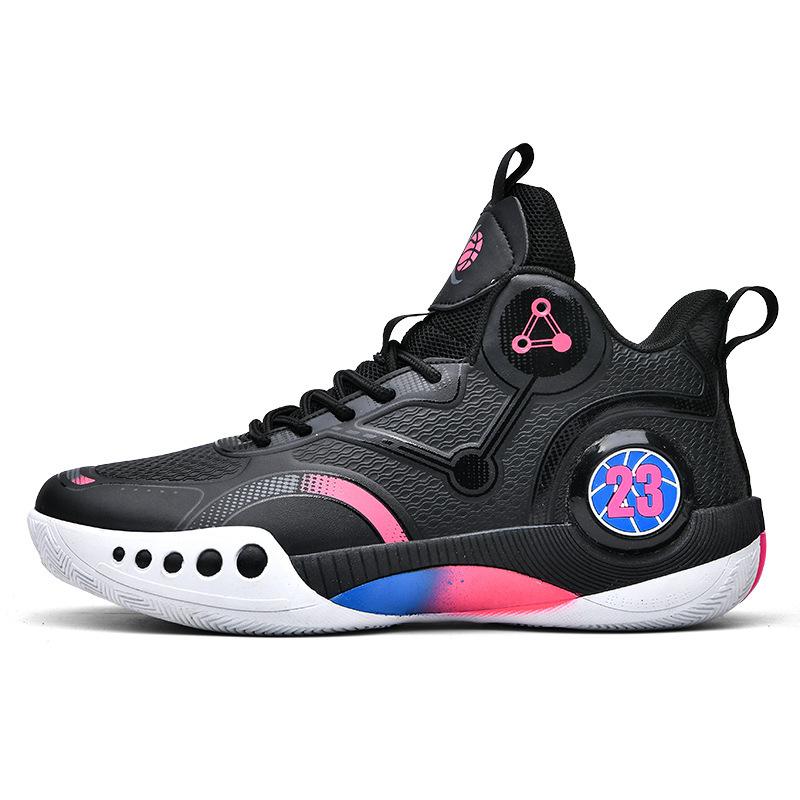 High-top basketball shoes for men and women, autumn and winter students, youth games, sports shoes, professional actual combat shoes