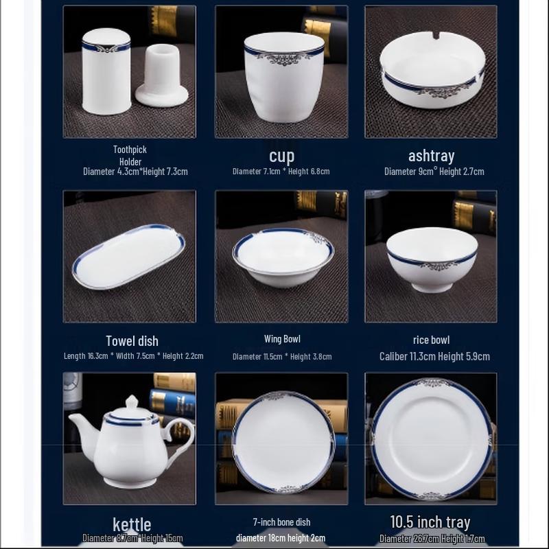Dierui'en Ceramic Tableware Set