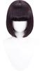 Cosplay Wig with Festival Net, Brown, Heat-Resistant, Writer's Wig, Cosplay, Photoshoot, (Yosano Akiko)