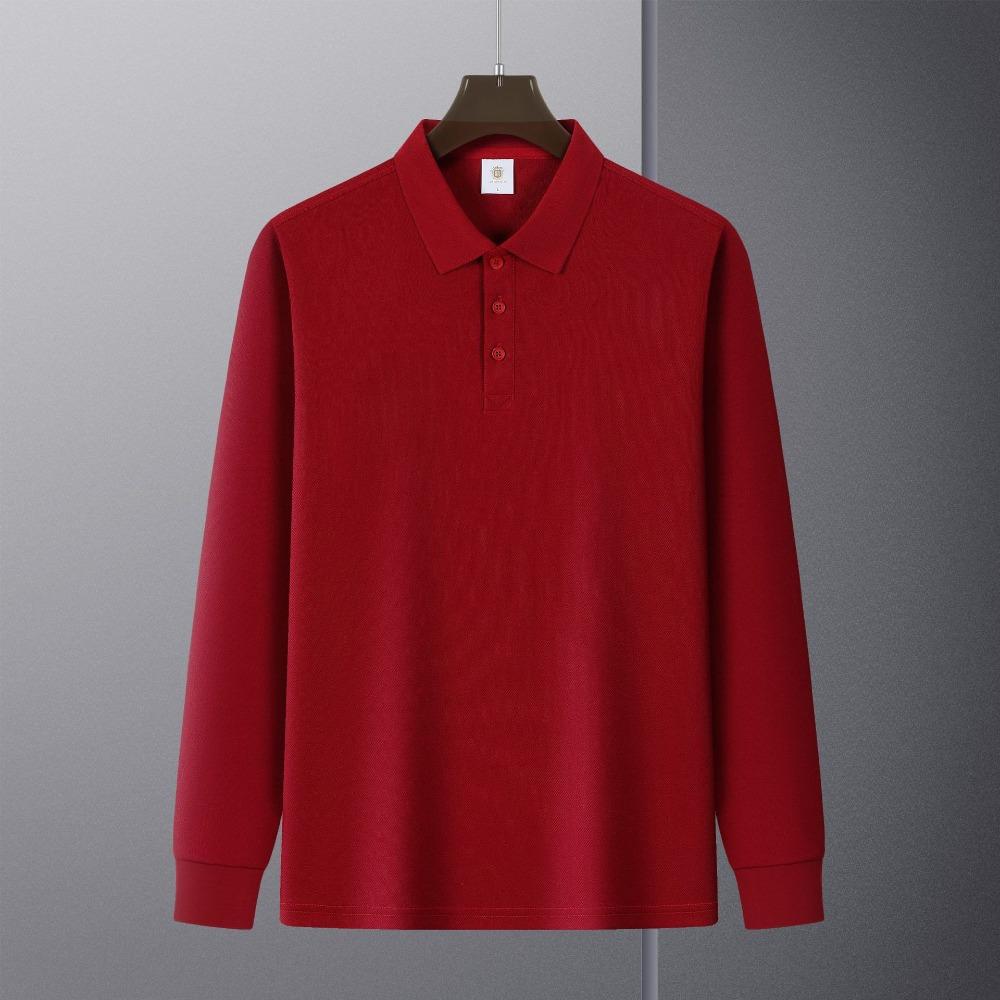 New Simple Basic Versatile Long-sleeved Men's Spring and Autumn High-quality Round Neck Inner Loose Bottoming Shirt Top