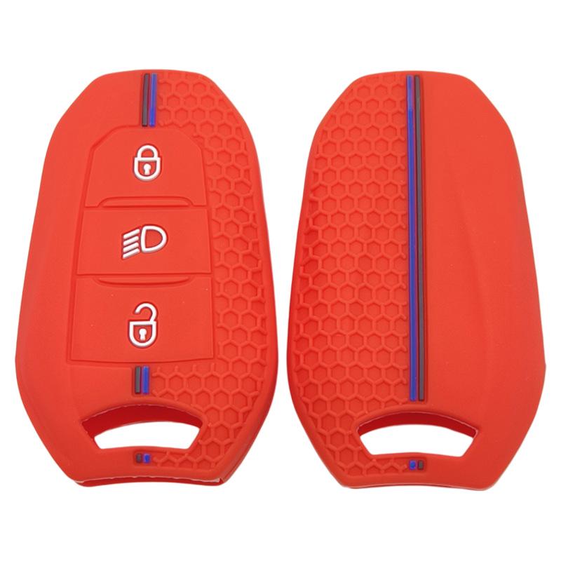 Soft Silicone Protective Cover for Peugeot 4008, Citroen Versailles C5X, Fiat, Opel Key