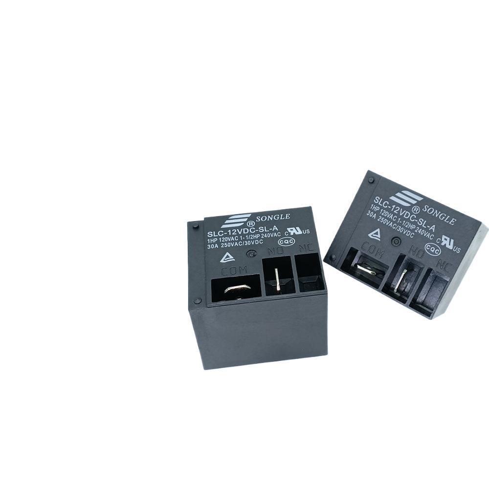 Original Songle 12V Power Relay SLC-12VDC-SL-A, 30A, 4-Pin, Normally Open