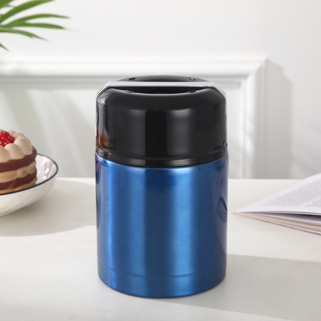 Food Grade Liner Vacuum Insulated Food Jar Detachable Handle Portable Thermal Container for Kid School Lunch Box Thermos  ODM