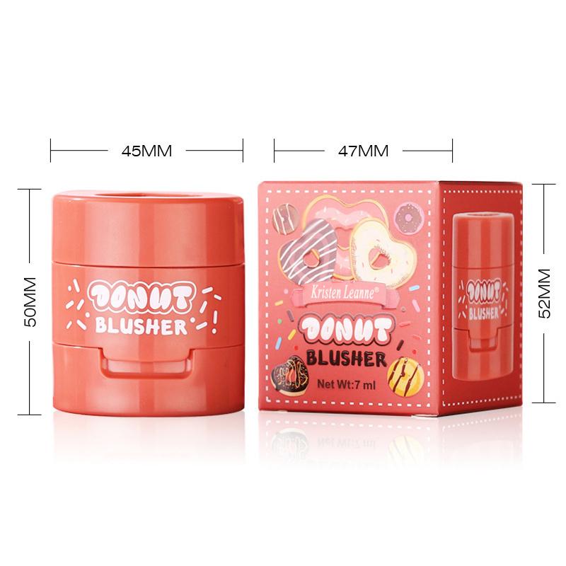 6 Farben Love Air Cushion Liquid Blush Face Lip Universal Natural Nude Matte Velvet Blush Makeup Geschenk für Frauen