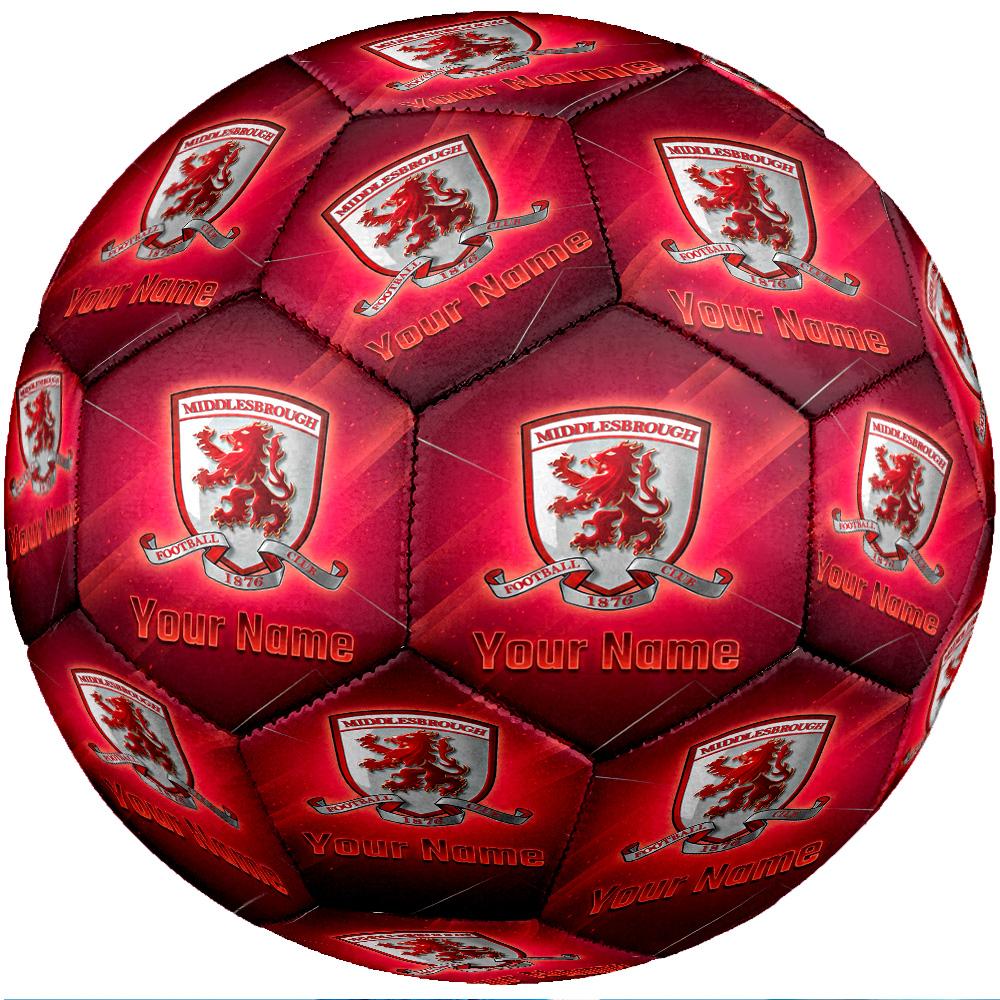 Middlesbrough FC Fashion Size 5 Football Wearproof Non‑Slip Soccer Ball For Sports Training Entertainment Use