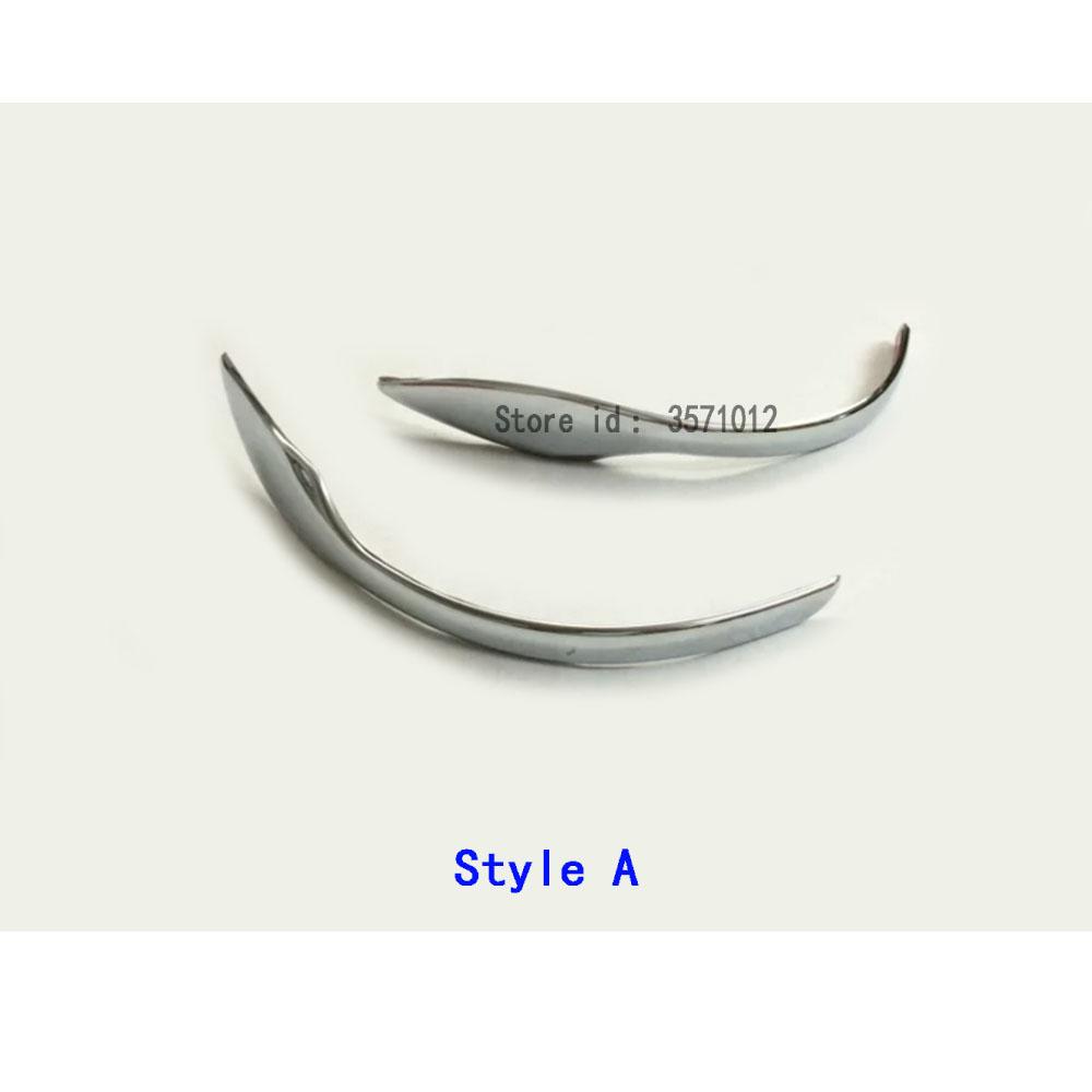 Car ABS Chrome Chrome Back Rear View Eyebrow Side Mirror Strip Cover Sticker Trim Frame For Honda Fit Jazz 2014 2015 2016 2017
