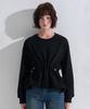 Kamino Shirred Sweatshirt Black