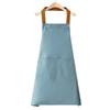 with Pockets Kitchen Apron Waterproof Sleeveless Apron New Waiter Uniform  For Men Women