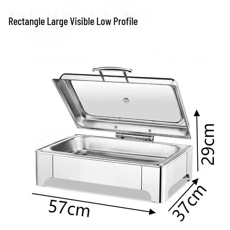 Tianze Commercial Stainless Steel Rectangular Chafing Dish